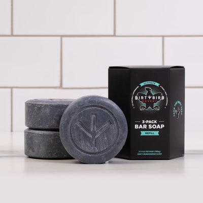 Dirtybird Energy Activate Soap - 3 Pack Refill Bar Soap