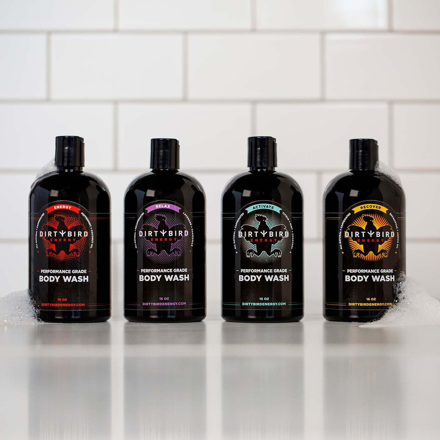 DIRTYBIRD ENERGY Complete Body Wash Collection - 4-Pack Body Wash